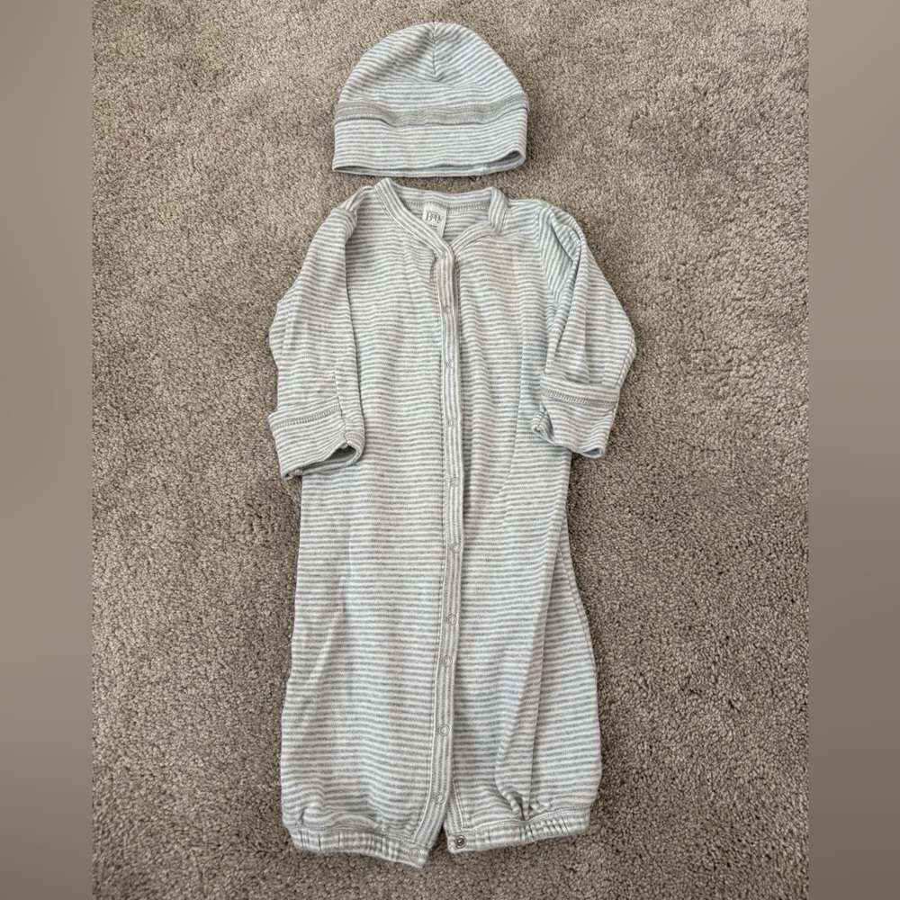 Nordstrom Baby Convertible Gown | gray